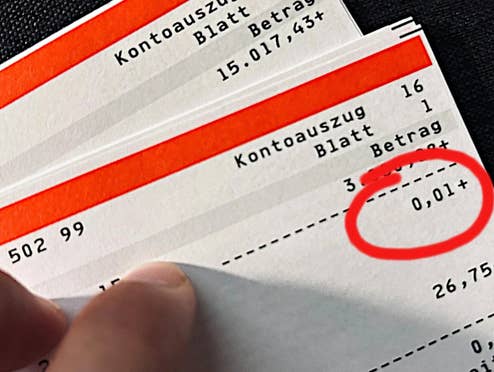 Der billigste Betrugsversuch der Welt: Erst 1 Cent aufs Konto, dann 99 Euro weg