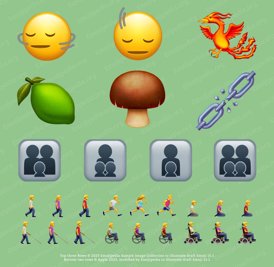 Diese neuen Emojis könnten ab Ende 2023 Teil von WhatsApp, iOS und Android sein