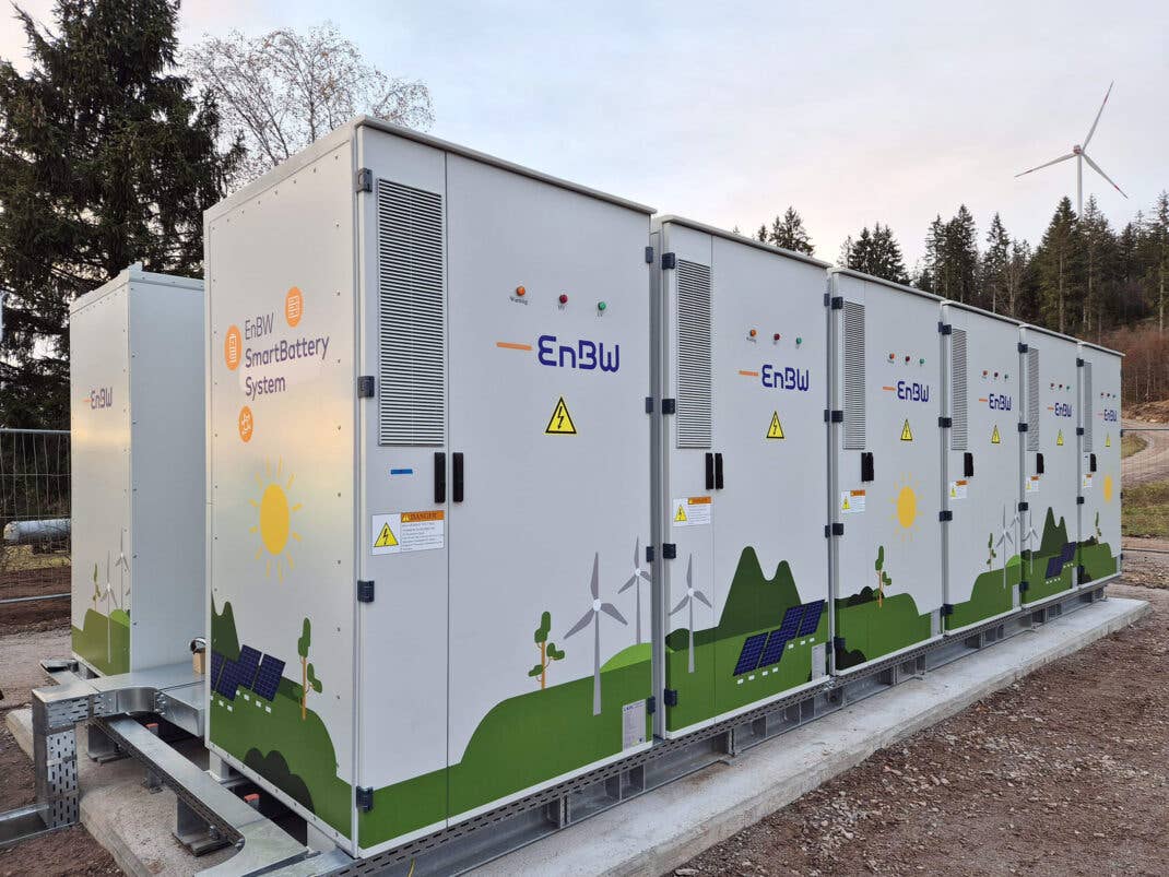 ENBW Stromspeicher an Windpark