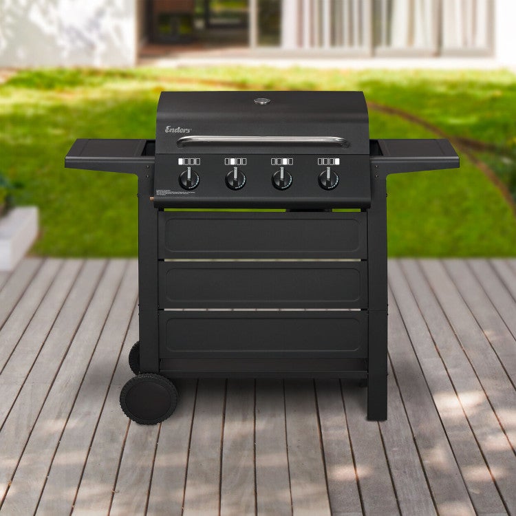 Enders Gasgrill San Diego EVO 4 steht auf einer Terrasse.