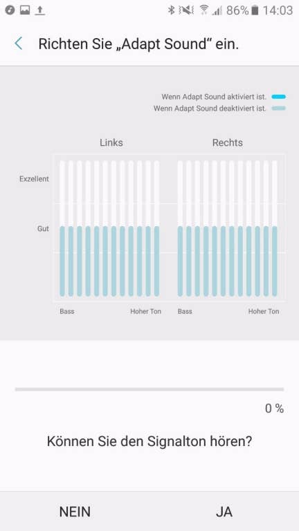 Equalizer und Co. des Samsung Galaxy A5 (2017)