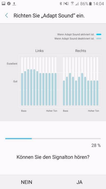 Equalizer und Co. des Samsung Galaxy A5 (2017)