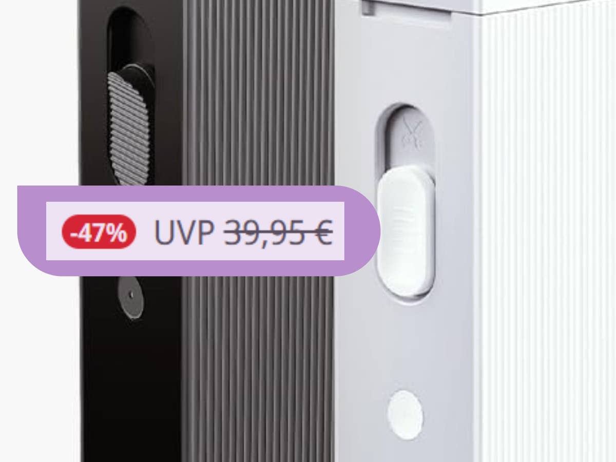 Der Etikettendrucker Olympia P22 ist bei MediaMarkt 47 Prozent günstiger