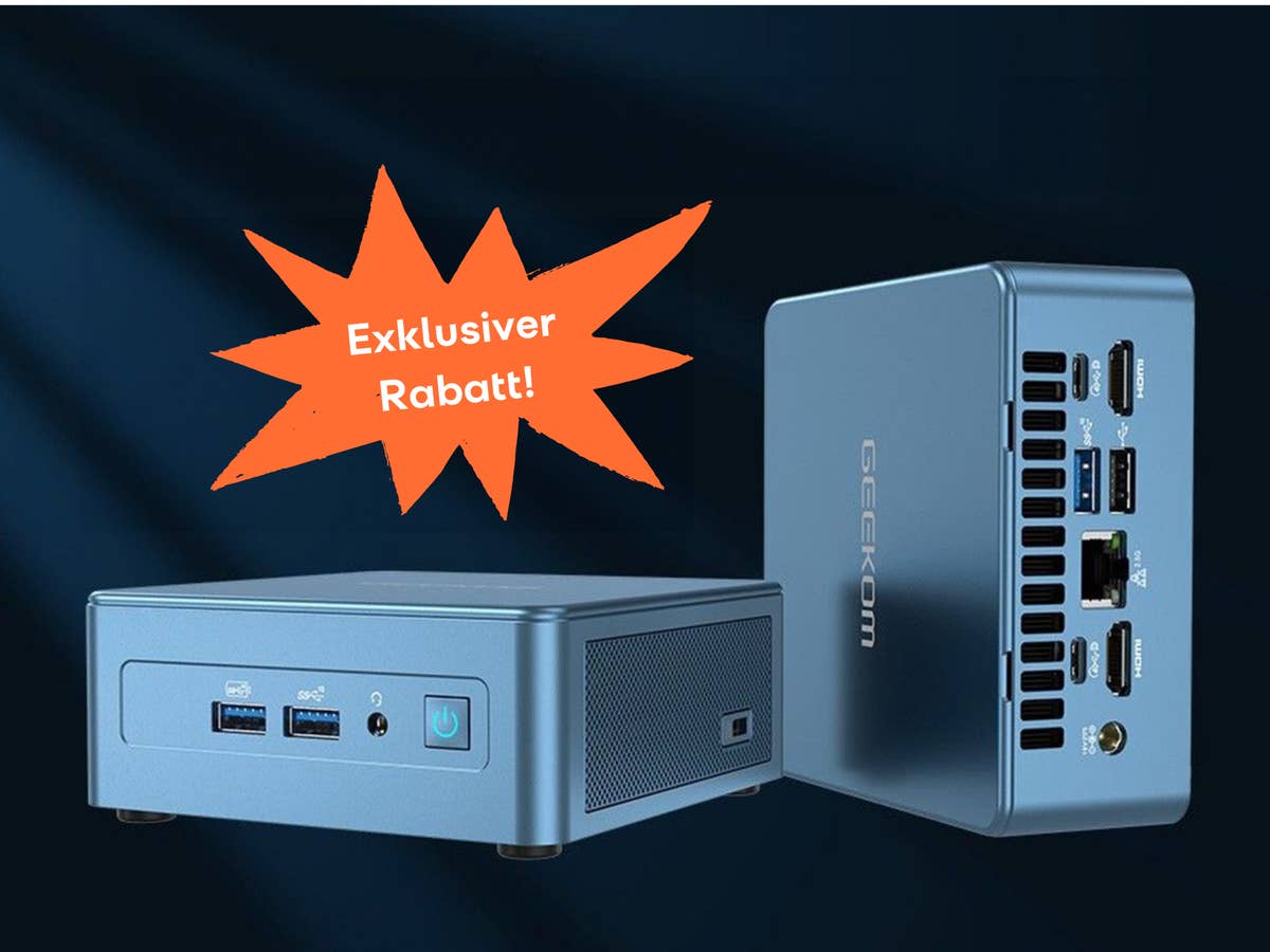 Exklusiver Rabatt bei Geekom Mini-PC