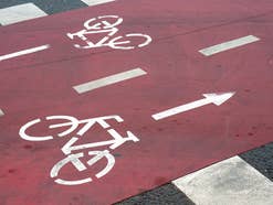ein Fahrradweg