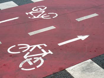 ein Fahrradweg