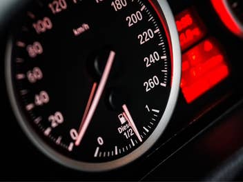Tacho mit Diesel Tankanzeige