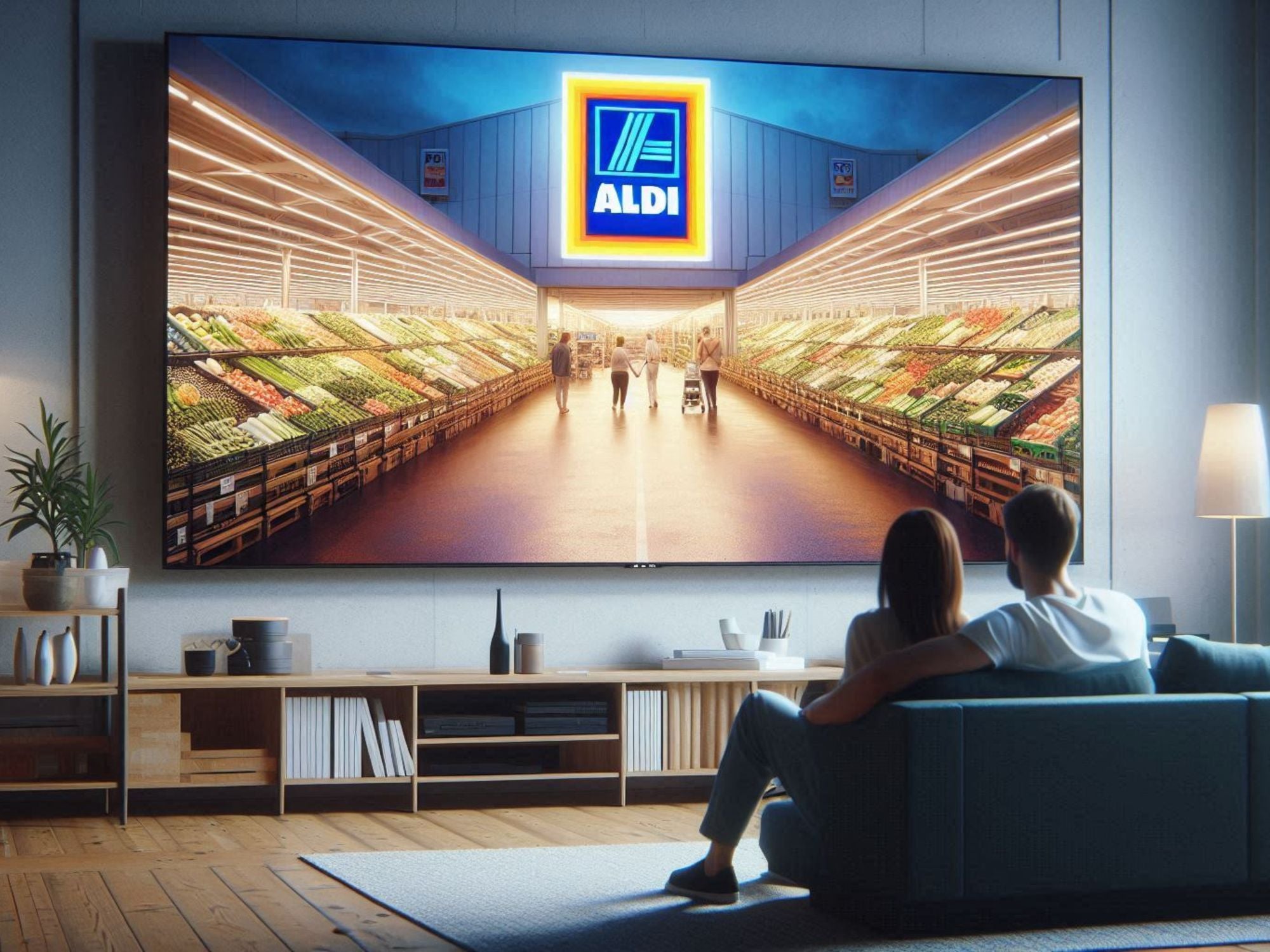 #XXL-TV zum Sparpreis: Aldi haut Riesen-UHD-Fernseher mit knapp 2 Meter Display raus