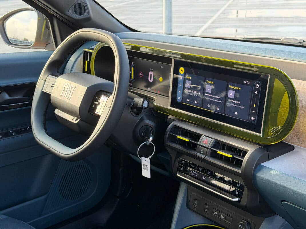 Fiat Grande Panda Elektro Cockpit