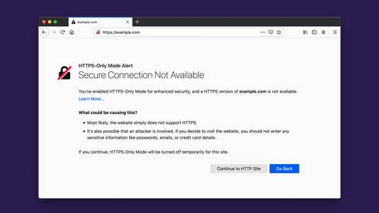 Firefox 83 HTTPS-Only Modus