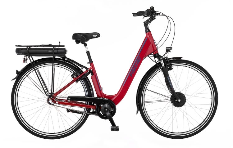 Fischer City-E-Bike Cita 1.0 in der Seitenansicht.