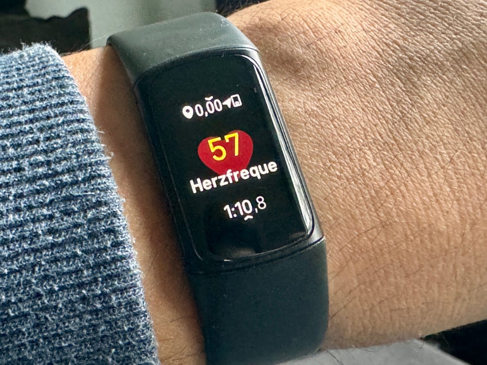 Workout-Modus auf dem Fitbit Charge 6.