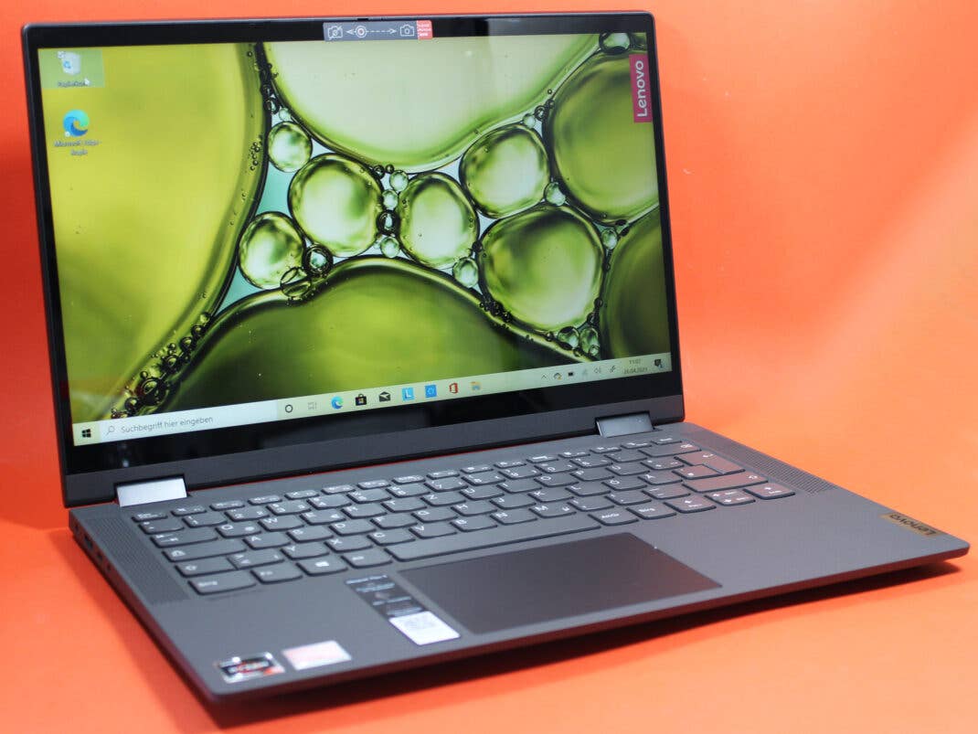 Taststur und Touchpad des Lenovo Ideapad Flex 5