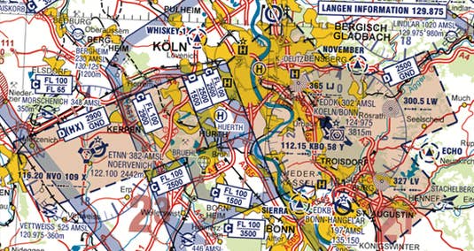 Flugkontrollzone Köln-Bonner Flughafen