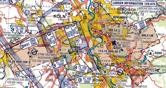 Flugkontrollzone Köln-Bonner Flughafen