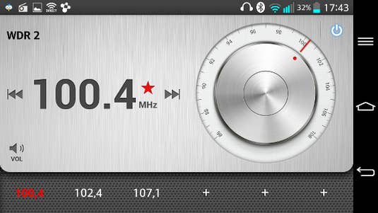 FM-Radio des LG G2