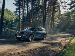 Ford Explorer PHEV im Wald Ford Explorer PHEV im Wald