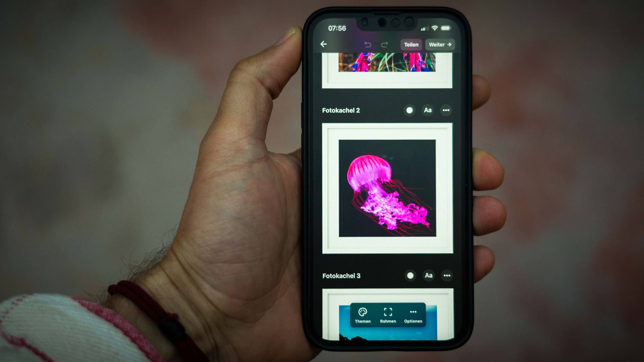 Die Popsa-App: Schnell und einfach zu bedienen.