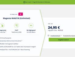 freenet-Angebot mit unbegrenztem Telekom-Tarif für 24,94 Euro im Monat