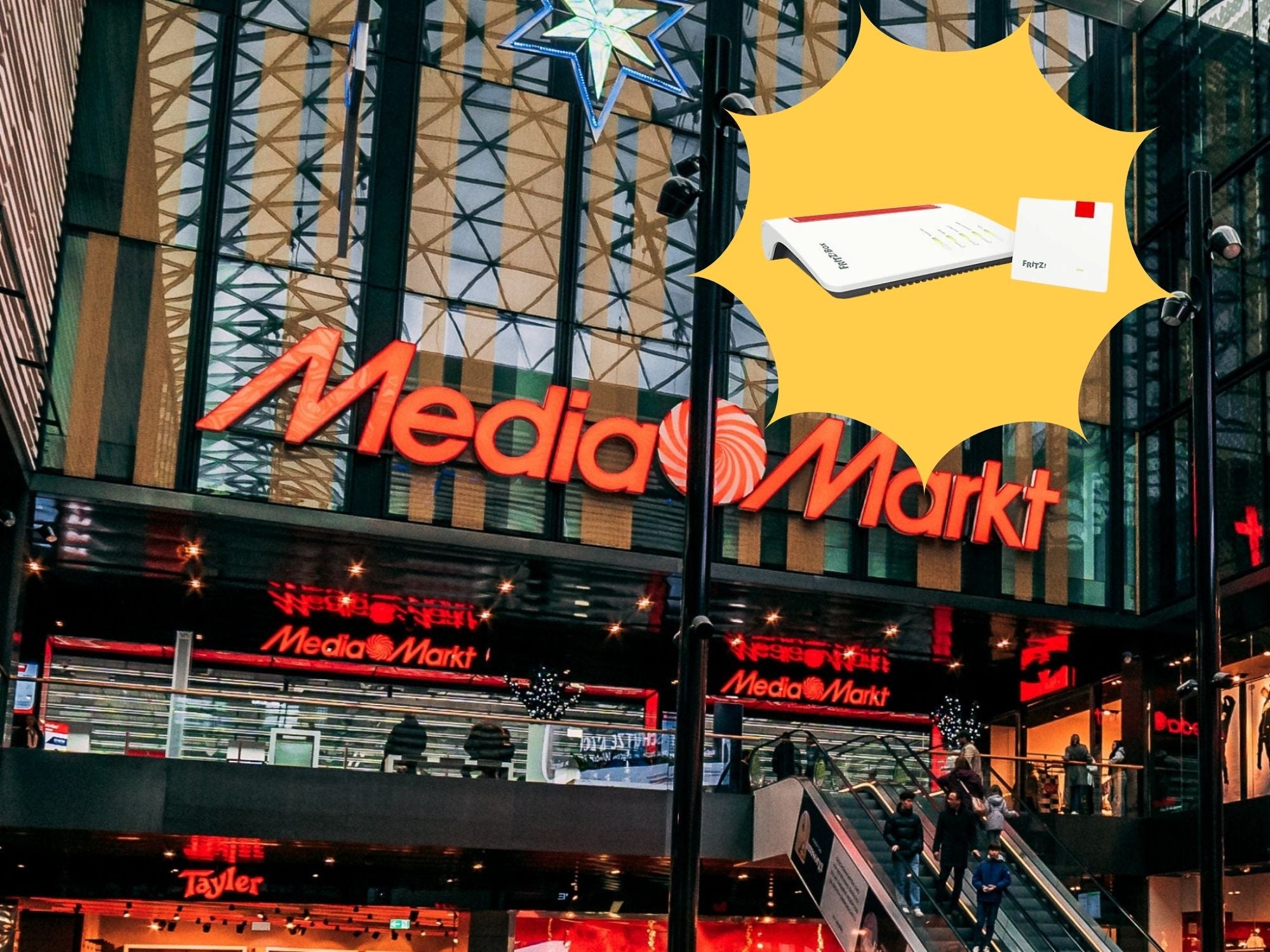 MediaMarkt haut Fritz!Box und Repeater im Set irre günstig raus