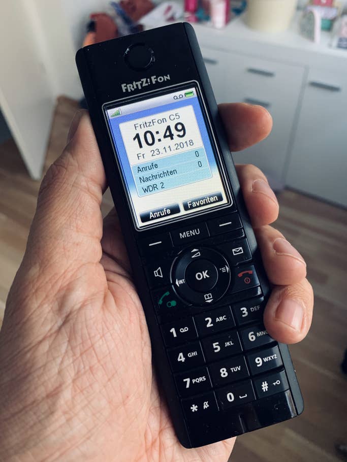 AVM FritzFon C5 in Hand