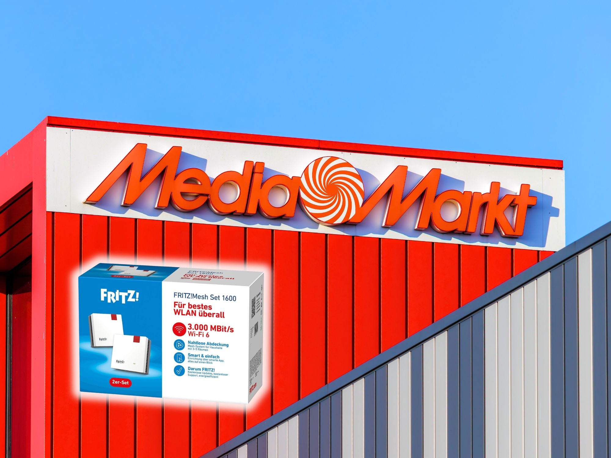 Endlich gutes WLAN im ganzen Haus: Fritz!-Repeater fallen bei MediaMarkt deutlich im Preis