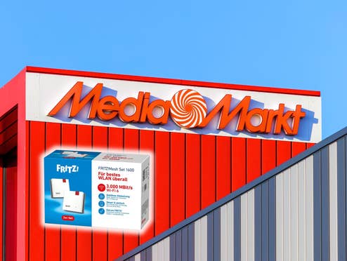 Fritz!Mesh Set fällt bei MediaMarkt deutlich im Preis: Für endlich gutes WLAN im ganzen Haus