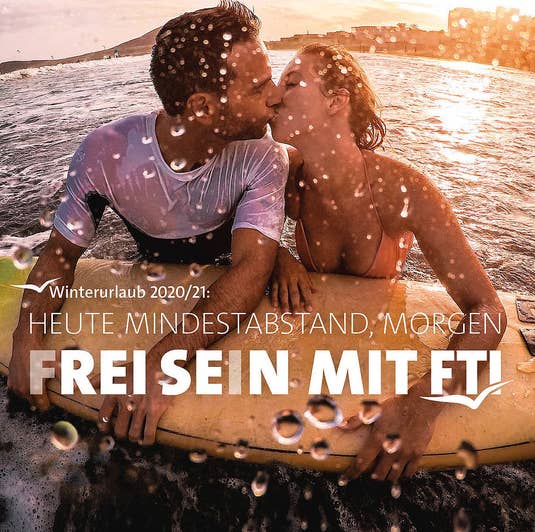 Plakat FTI Winterurlaub 2020/21