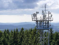 Funkmast mit Antennen