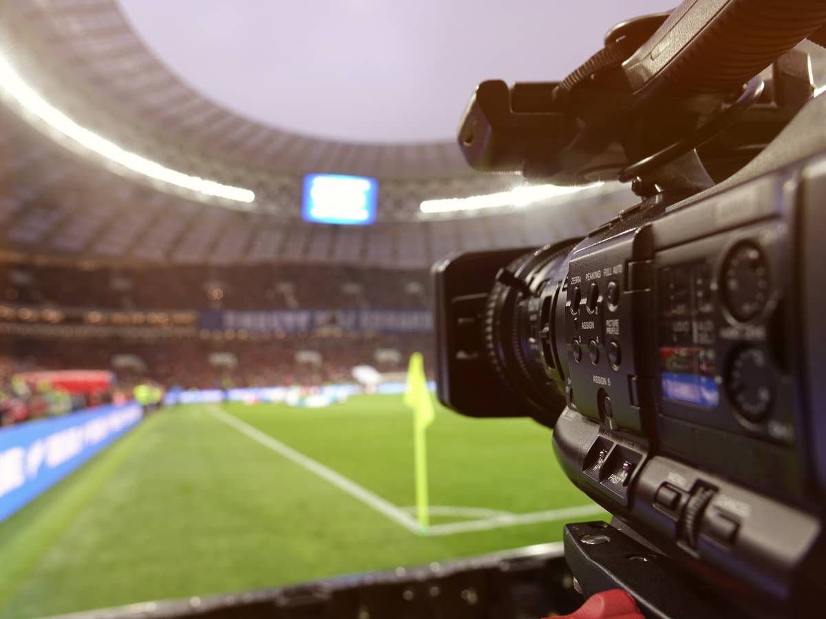 Symbolbild Kamera beim Fußball