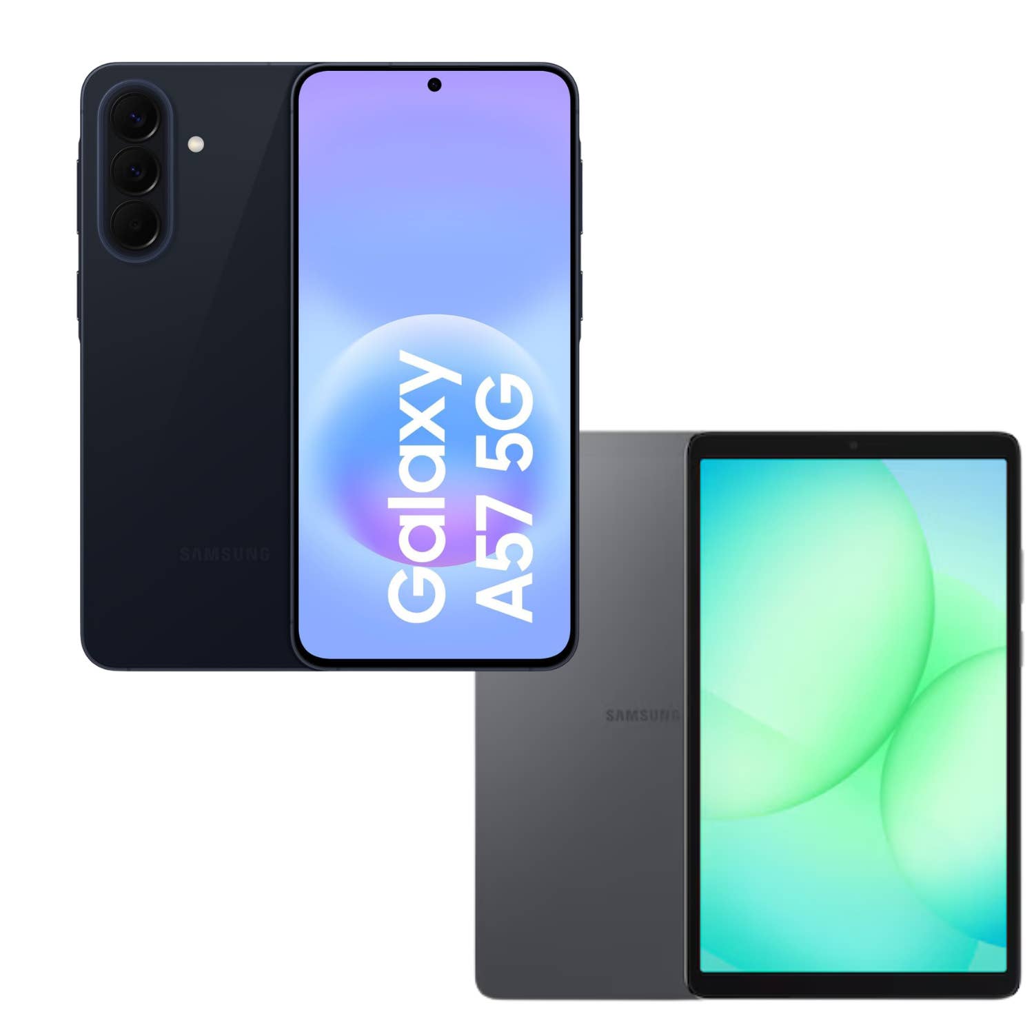 Galaxy A57 und Galaxy Tab A11 freigestellt