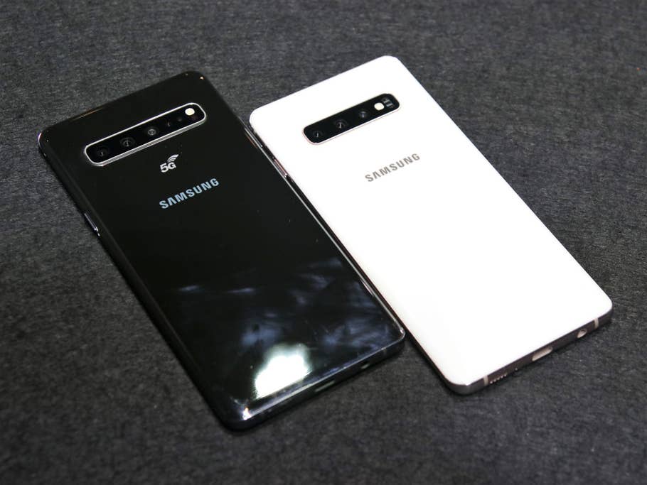 Hands-On Foto des Samsung Galaxy S10 5G