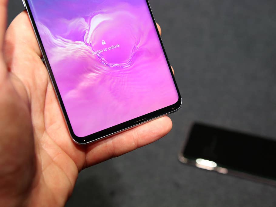 Hands-On Foto des Samsung Galaxy S10 5G