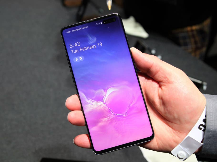 Hands-On Foto des Samsung Galaxy S10 5G