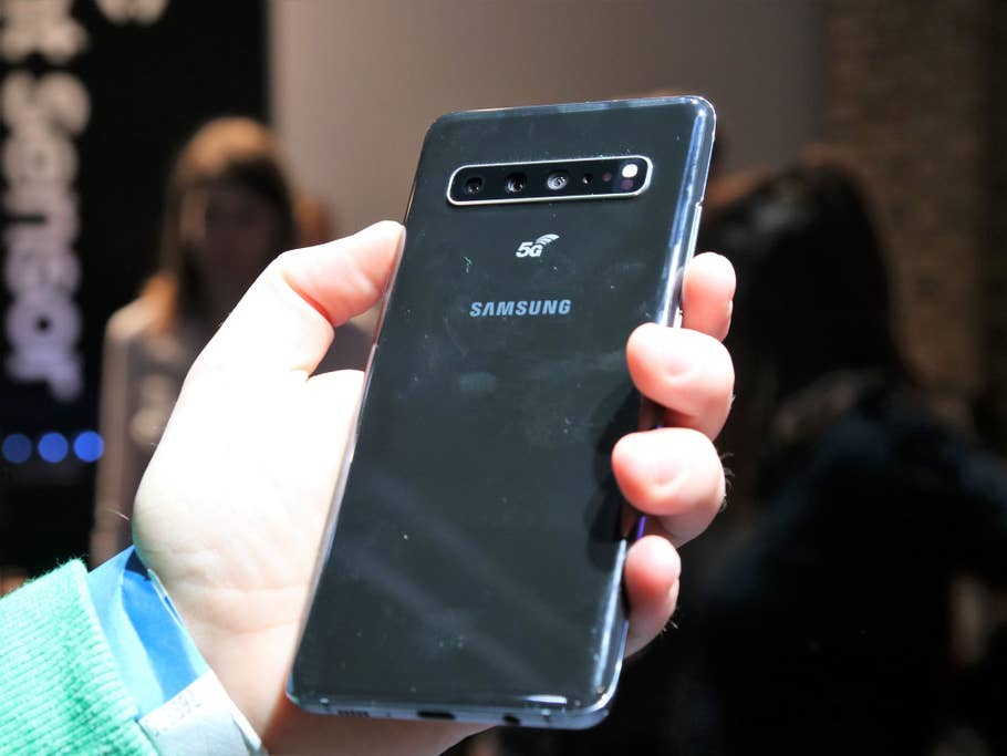 Hands-On Foto des Samsung Galaxy S10 5G