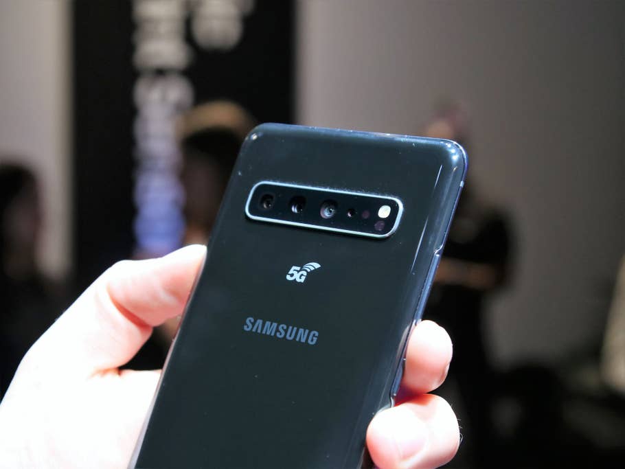 Hands-On Foto des Samsung Galaxy S10 5G