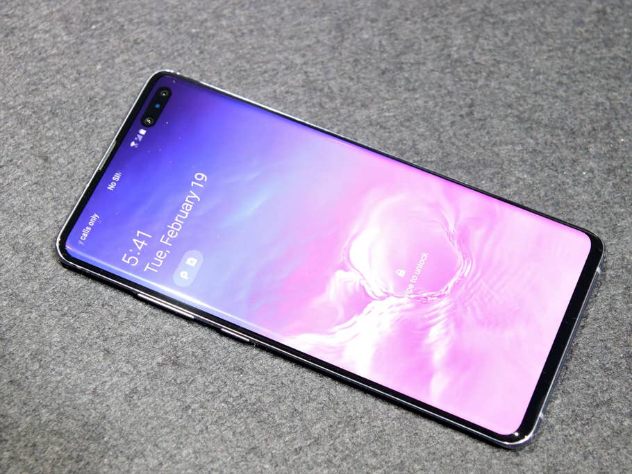 Hands-On Foto des Samsung Galaxy S10 5G