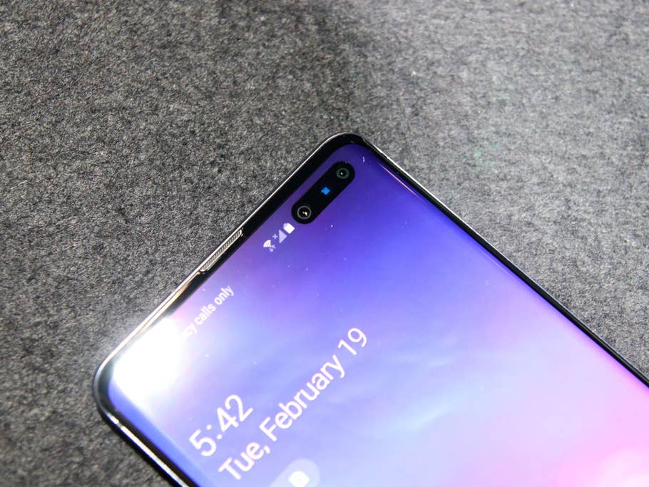 Hands-On Foto des Samsung Galaxy S10 5G