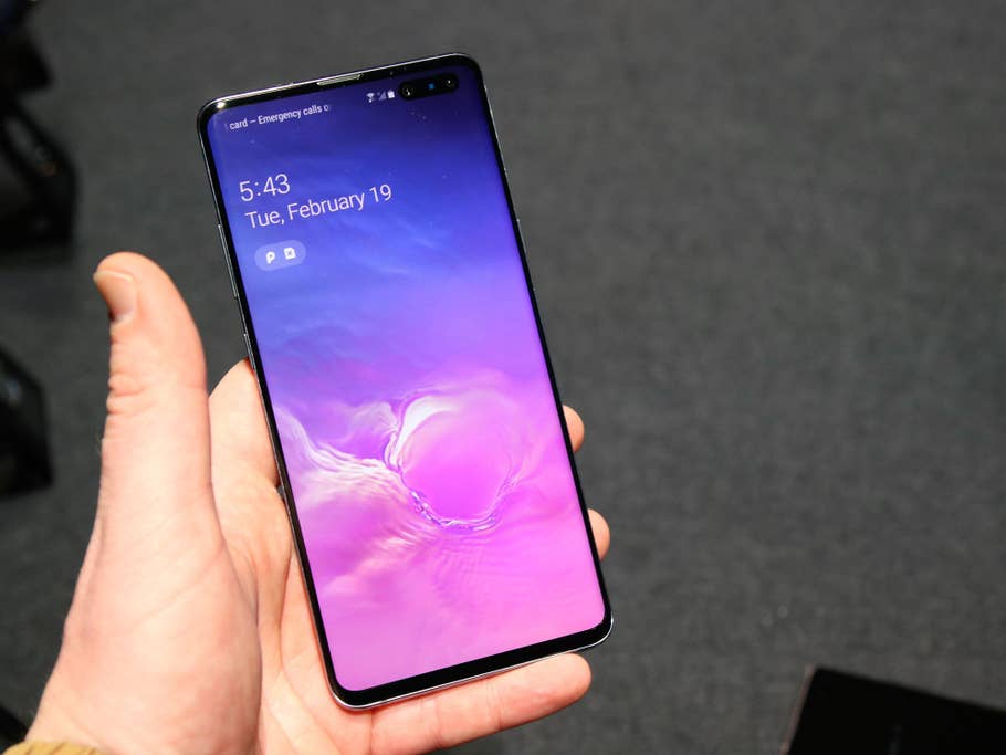 Hands-On Foto des Samsung Galaxy S10 5G