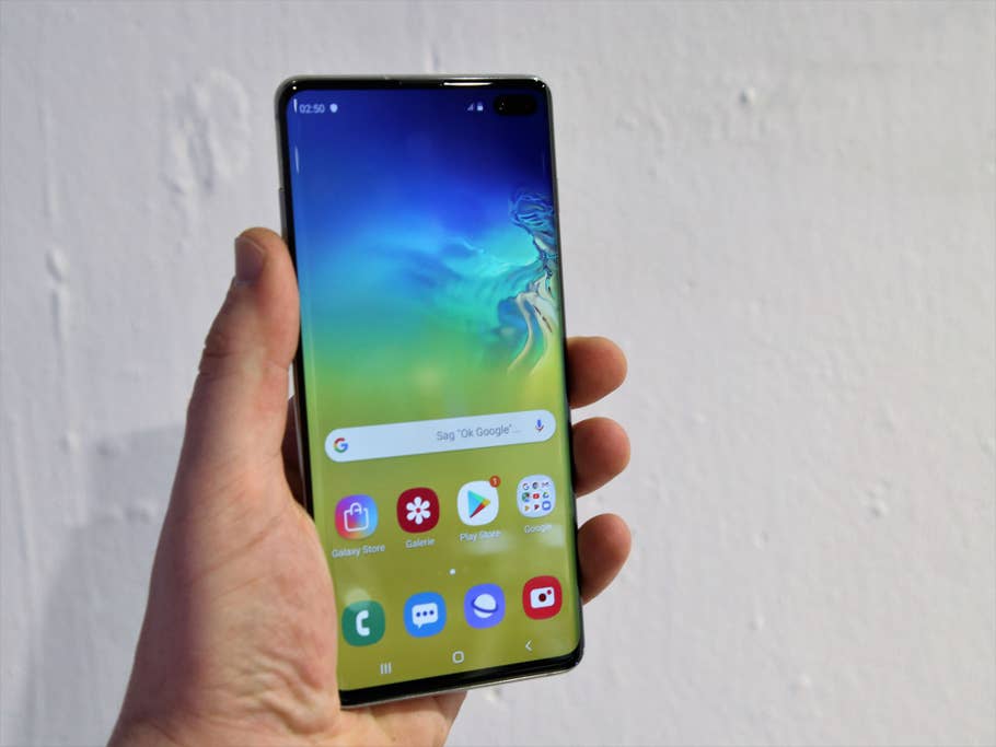 Hands-On Foto des Samsung Galaxy S10 Plus