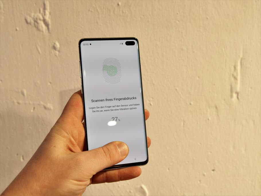 Hands-On Foto des Samsung Galaxy S10 Plus