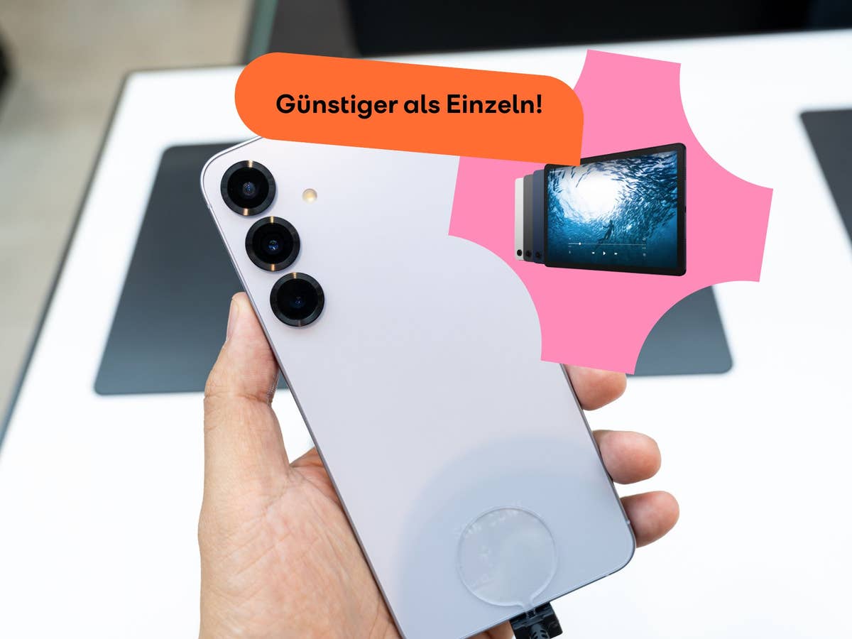 Das S25 mit Tablet