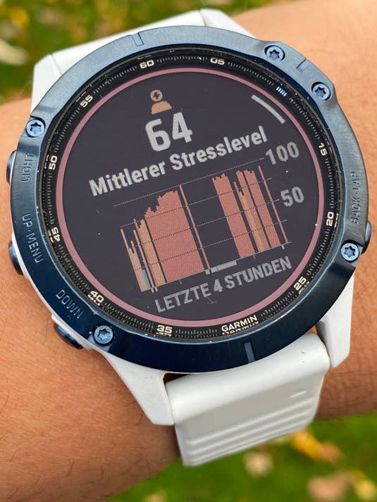 Garmin Fenix 6 Pro Solar Stresslevel