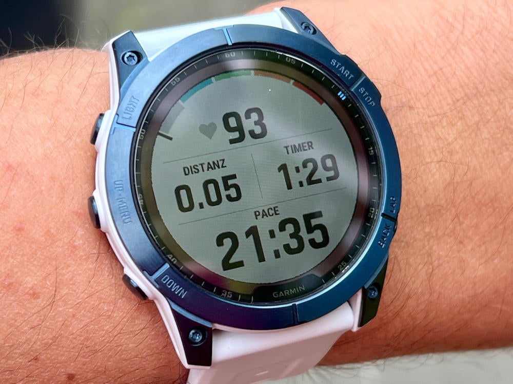 Garmin Fenix 7X - Workout-Modus