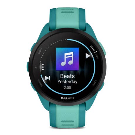 garmin-forerunner-165-music-frontal-gruen-tuerkis