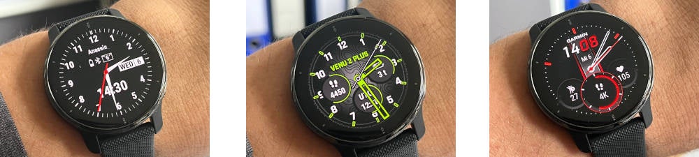 Garmin Venu 2 Plus Ziffernblätter