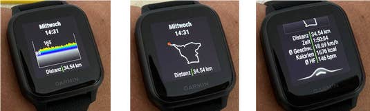 Garmin Venu SQ Music - nach dem Training