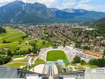 Blick auf Garmisch-Partenkirchen