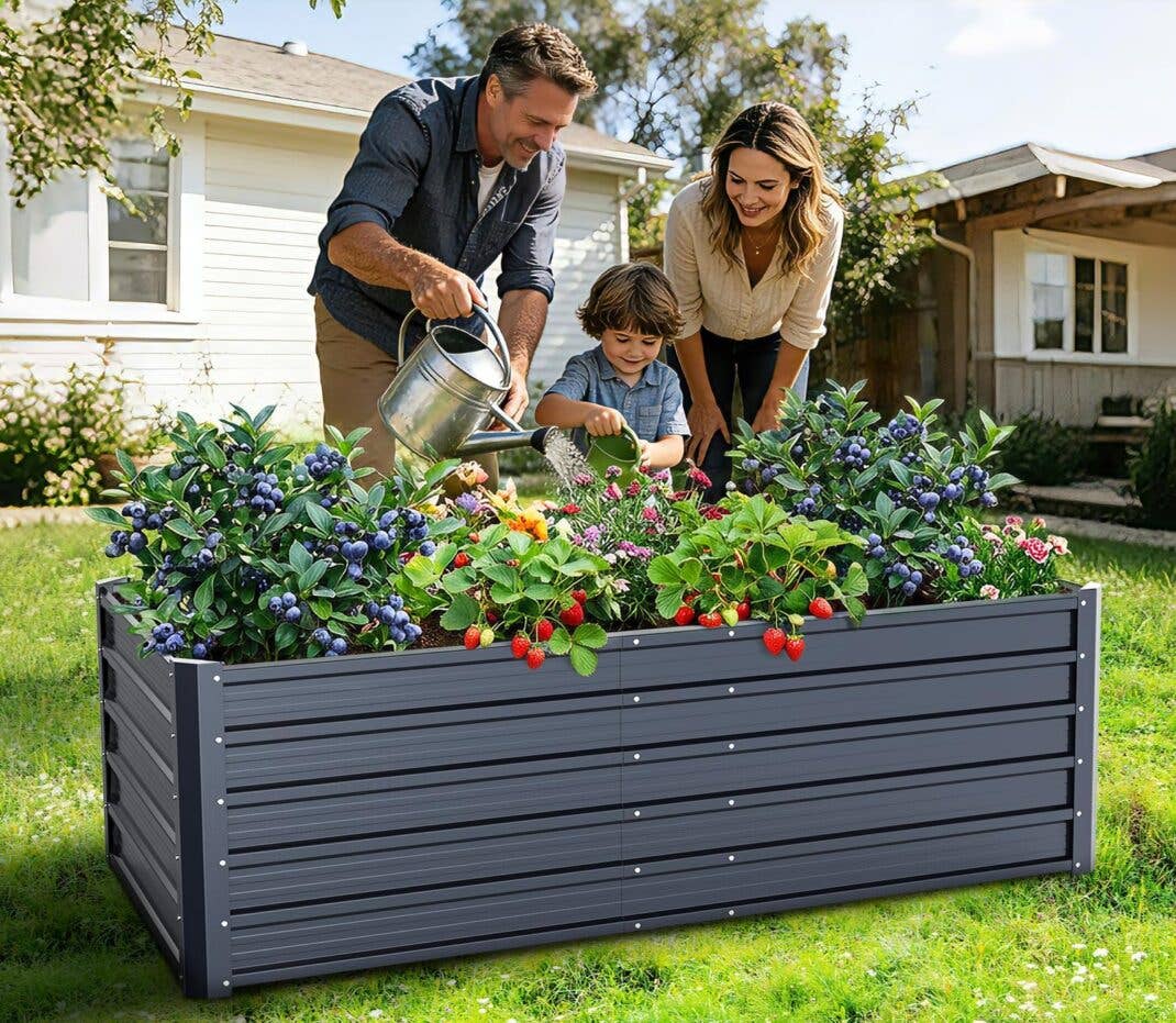 Garten-Hochbeet mit viel Platz für Gemüse und Kräuter