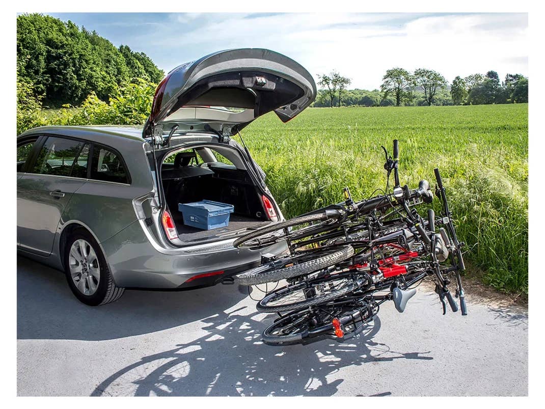 Abklappmechanismus Eufab Fahrradträger